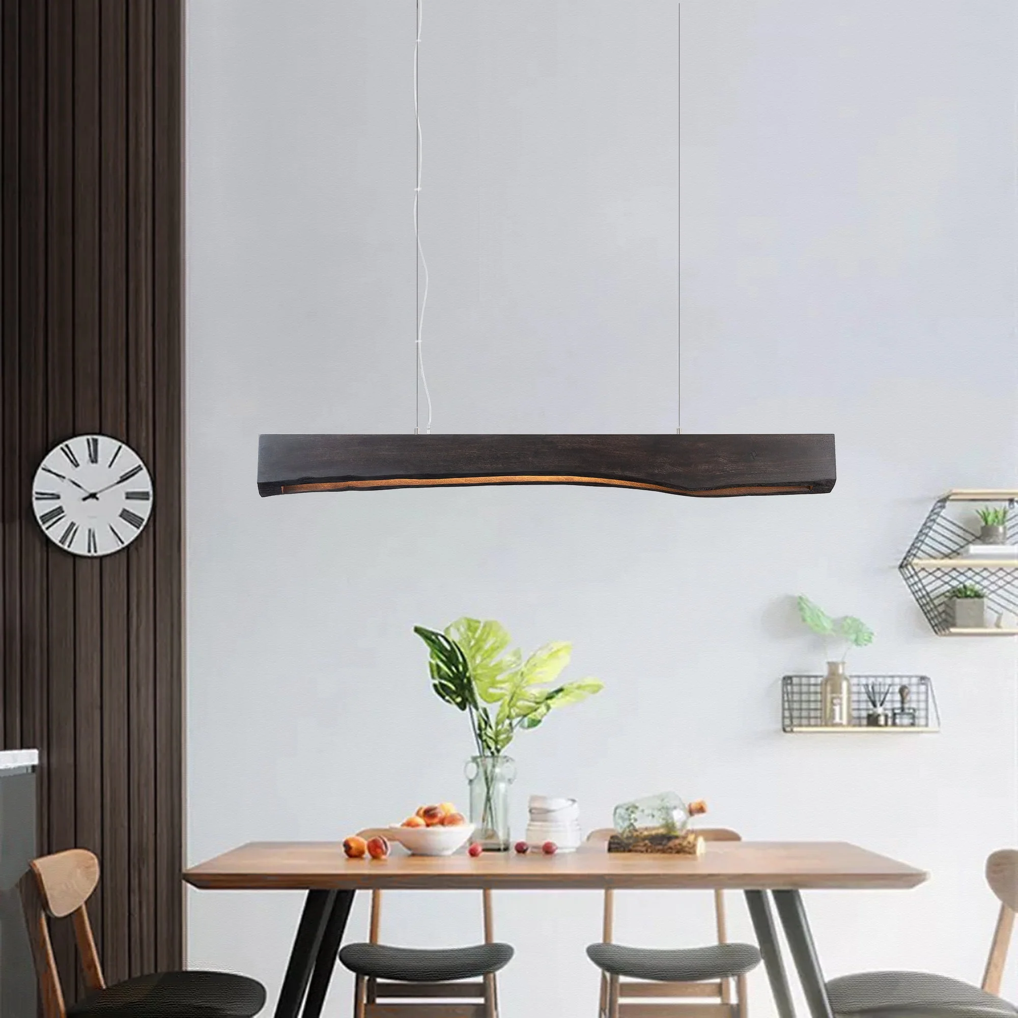 Linear chandeliers